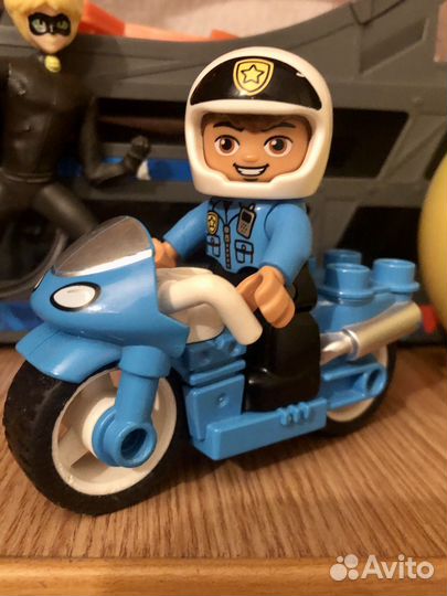 Lego duplo животные мира + полицейский