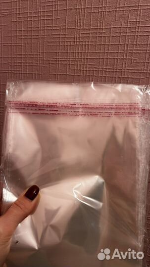 Прозрачные бопп пакеты 38*15 см, 100 шт