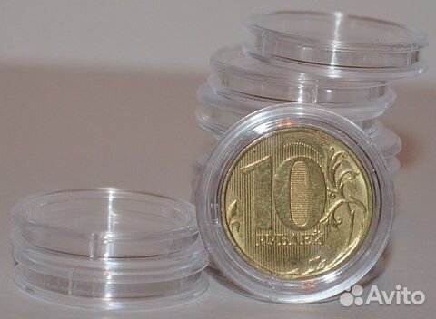 Капсулы, холдеры для монет. Ф 40 - 20 мм