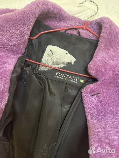 Шуба натуральная овчина Италия