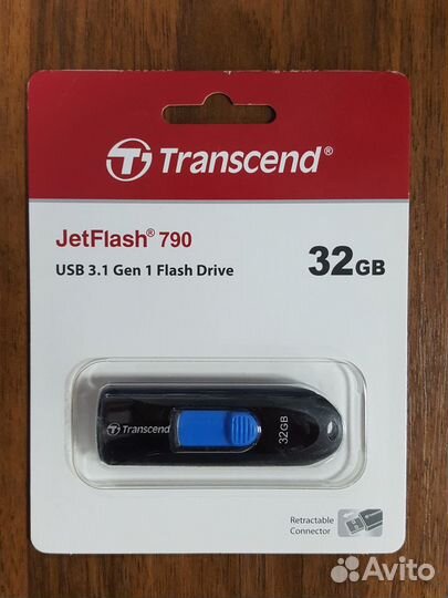Flash USB 3.1 32Gb Transcend Jetflash 790 TS32GJF7
