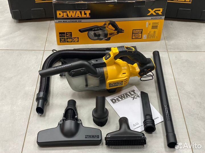 Аккумуляторный пылесос dewalt dcv501ln