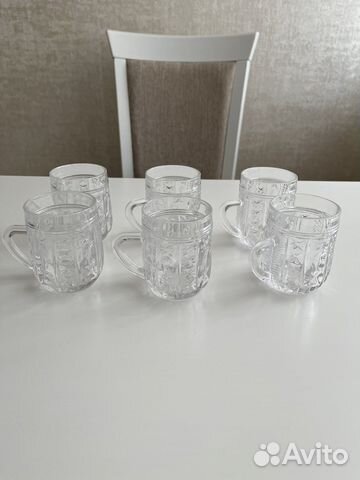 Хрустальные кружки, рюмки