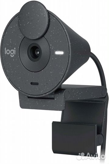 Камера Web Logitech HD Webcam Brio 300 черный 2Mpix (1920x1080) USB Type-C с микрофоном (960-001436)