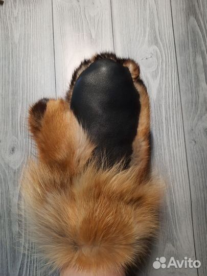 Варежки, рукавицы из меха лисы
