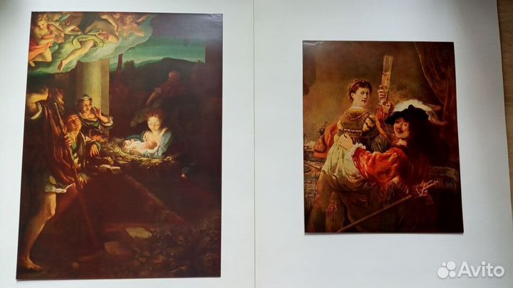 Набор репродукций Дрезденская галерея 1955г. Ф. А3