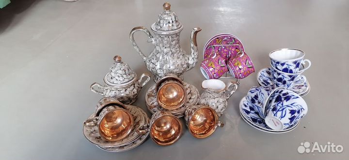Посуда, чайный сервиз, хрусталь
