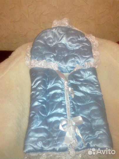 Конверт на выписку зимний с одеялом