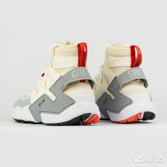 Кроссовки Nike Air Huarache Gripp L.Grey / Red: Модный и надежный выбор