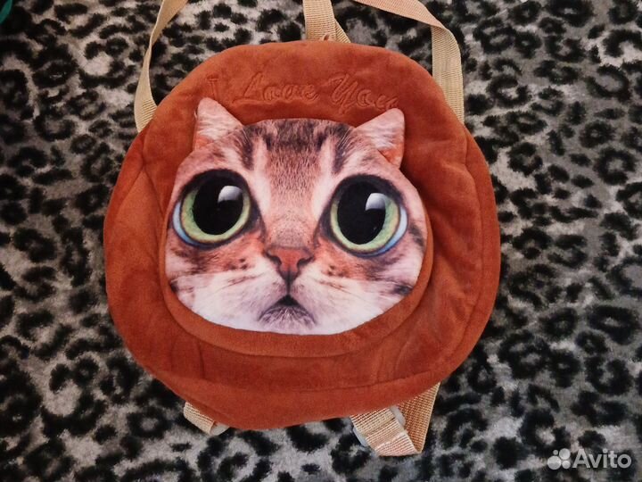 Детский рюкзак с котиком