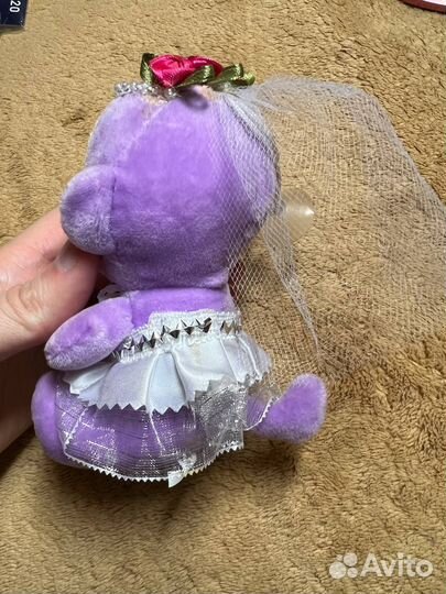 Мягкая игрушка обезьянка - невеста. Подвесная