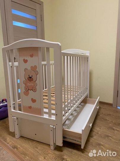 Кровать детская с маятником Тедди 3