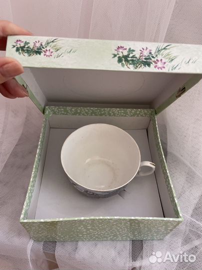 Чайная пара фарфор, набор на подарок