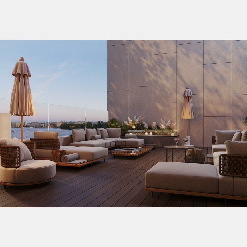 1-к. апартаменты, 42,6 м², 7/8 эт.