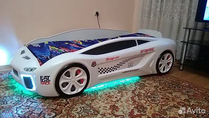 Кровать-машина Лексус+подсветка дна в подарок