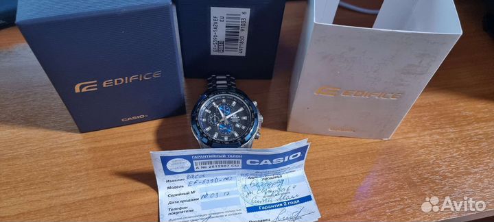 Часы наручные casio Edifice EF-539D-1A2
