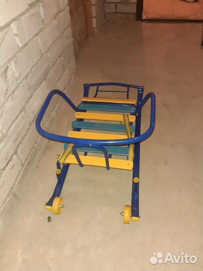 Детские зимние санки