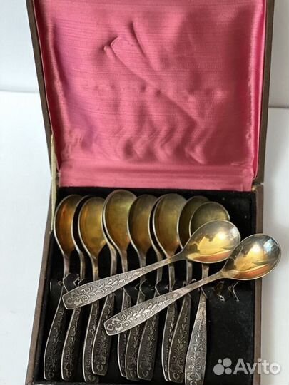 Мельхиоровые ложки СССР новые