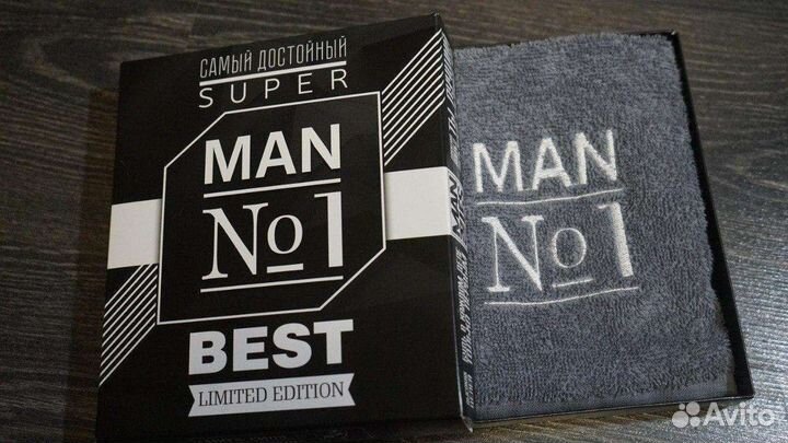 Полотенце махровое мужское