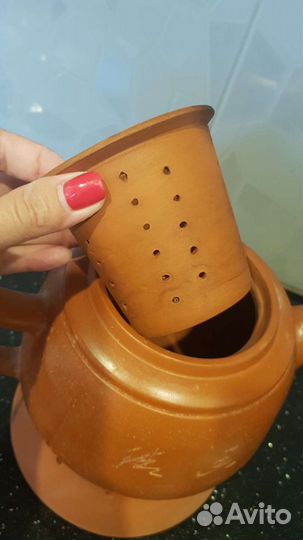 Чайник глиняный