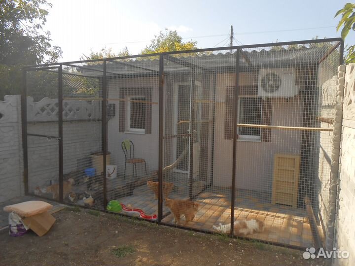 Металлические вольеры,клетки,ограждения для живот