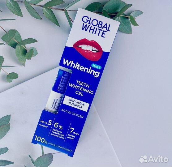 Отбеливающий гель для зубов карандаш Global White