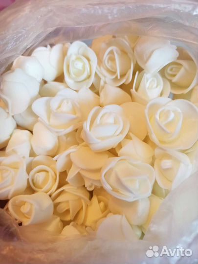 Розы из фоамирана