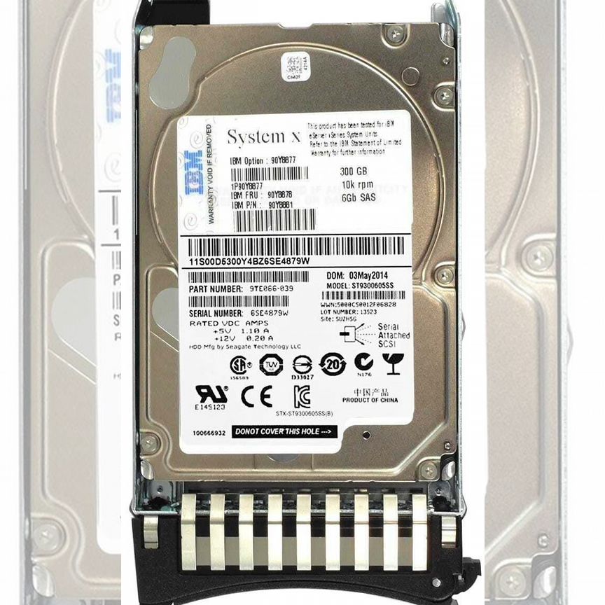 [9TE066-039] Жесткий Диск Ibm 300gb 10000 Sas 2,5" 9te066-039