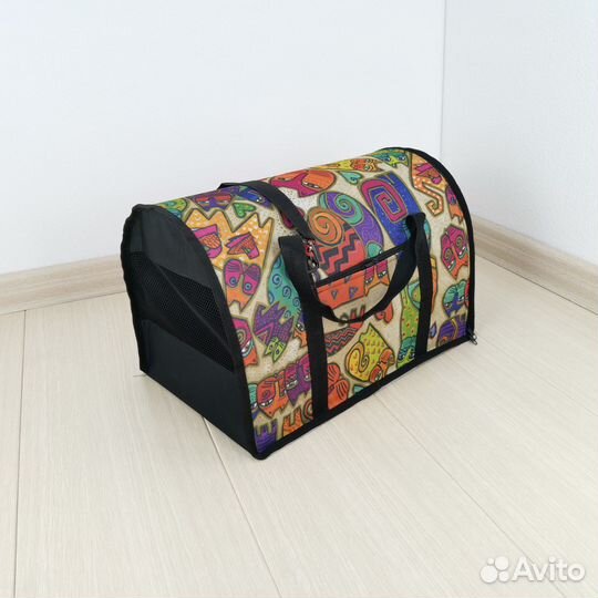 Сумка переноска для кошек и собак большая 46х29х29