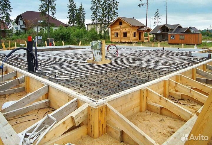 Строительство фундамента, веранд, террас