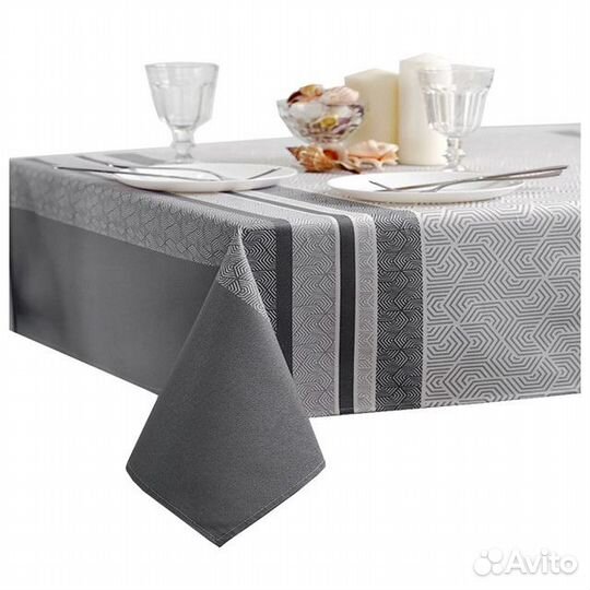 Скатерть 145х180см серая, арт.гс-180 Клас С