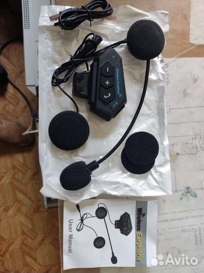 Bluetooth гарнитура для шлема