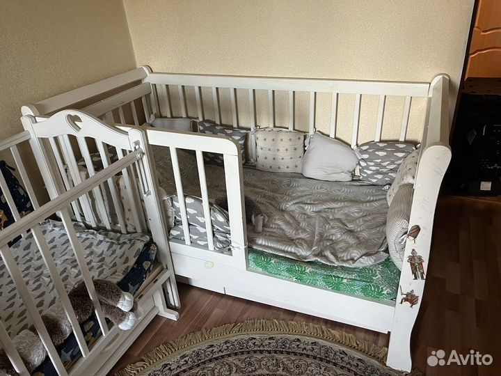 Детская кровать 160 на 80 с матрасом