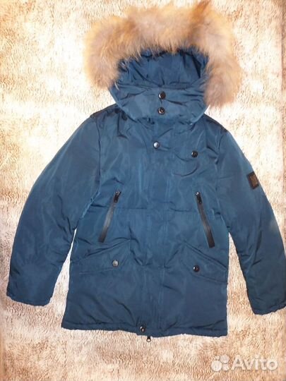Зимняя куртка для мальчика 134 размер