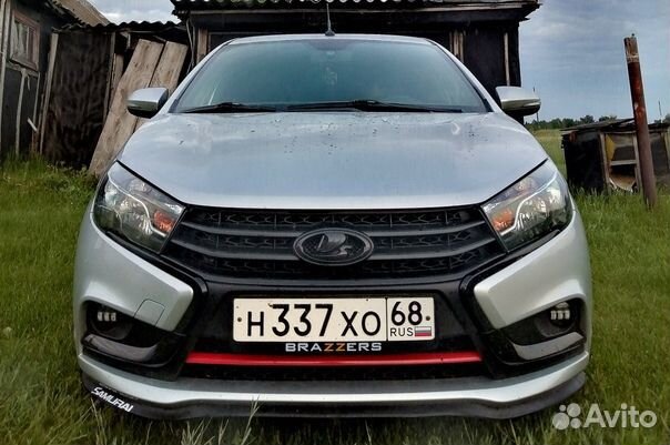 Универсальная губа на бампер samurai