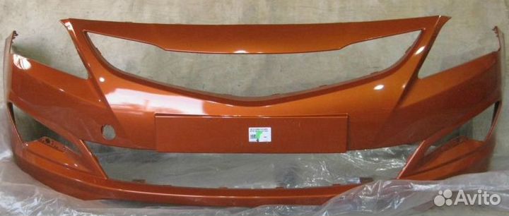 Бампер передний Солярис в цвет