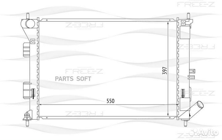 Free-Z KK0254 Радиатор
