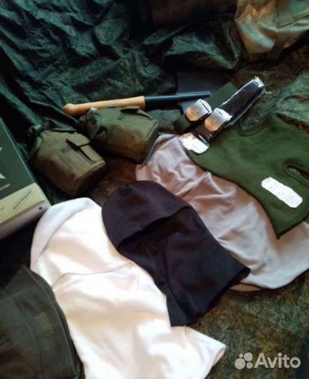 Шапка Балаклава трансформер Green White Grey