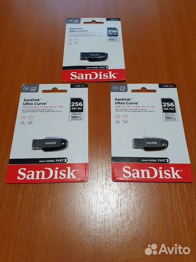 Usb флешка Sandisk Ultra Curve 256gb Новая