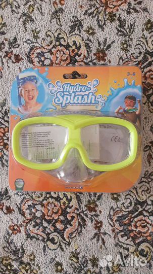 Маска для плавания детская, 3-6 лет