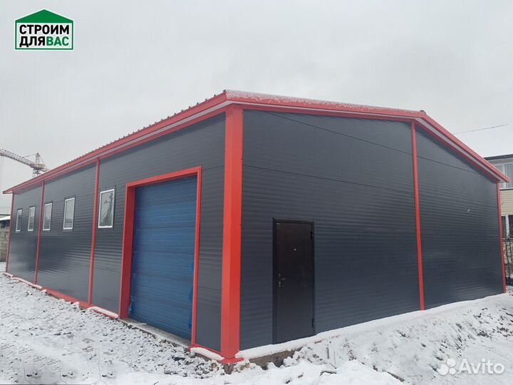 Быстровозводимые ангары из сэндвич панелей