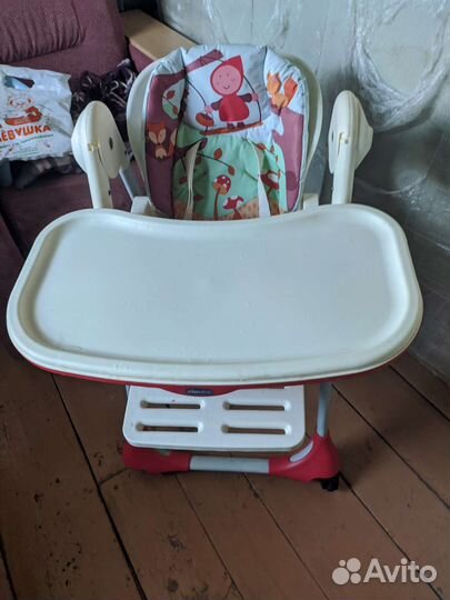 Стульчик для кормления chicco polly