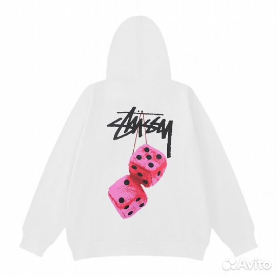 Худи белый Stussy