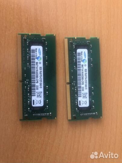 Новая оперативная память DDR4 Samsung 8gb