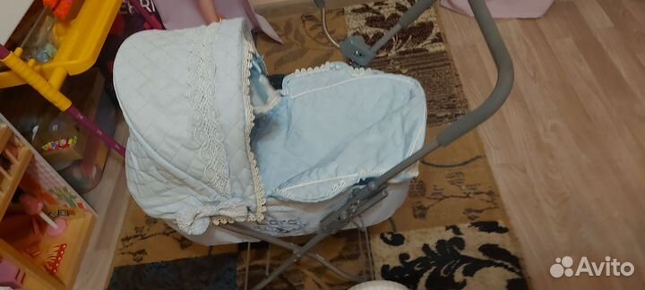 Коляска детская прогулочная для игр девочкам