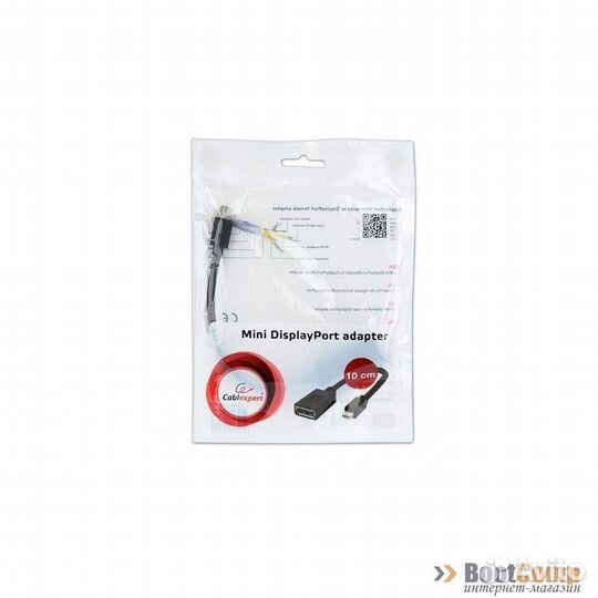 Переходник miniDisplayPort - DisplayPort gembird