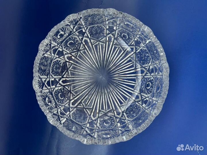 Салатник хрустальный большой СССР