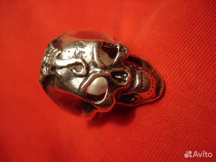 Перстeнь Череп Чужой США Скорпион Серебро