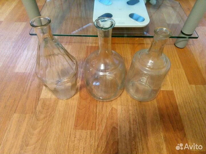 Старинные бутылки бутыли графины разные