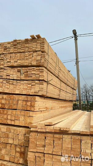 Пиломатериалы, доска обрезная, брус